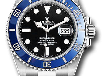 Rolex White Gold Submariner 41 Date Watch 126619LB