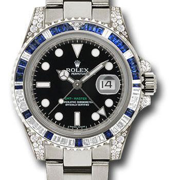 Rolex White Gold GMT-Master II 40 Watch 116759SA