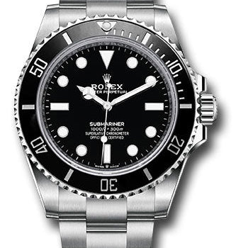 Rolex Steel Submariner 41 Watch 124060