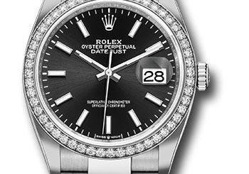 Rolex Datejust 36mm Watch 126284RBR bkio