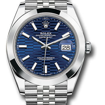 Rolex OysterSteel Datejust 41 Watch 126300 blflmij