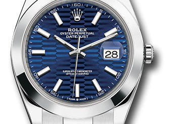 Rolex Oyster Steel Datejust 41 Watch 126300 blflmio