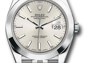 Rolex Steel Datejust 41 Watch 126300 sij