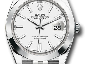 Rolex Steel Datejust 41 Watch 126300 wij