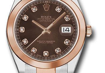 Rolex Steel and Everose Rolesor Datejust 41 Watch 126301 chodo