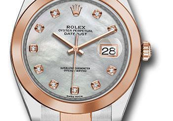 Rolex Steel and Everose Gold Rolesor Datejust 41 Watch 126301 mdo