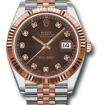 Rolex Steel and Everose Rolesor Datejust 41 126331 chodj