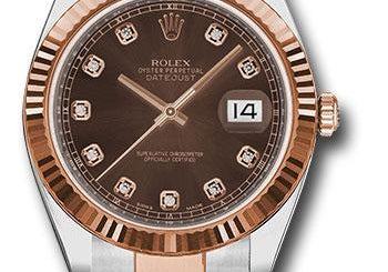 Rolex Steel and Everose Rolesor Datejust 41 Watch 126331 chodo