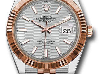 Rolex Steel and Everose Rolesor Datejust 41 126331 sflmij
