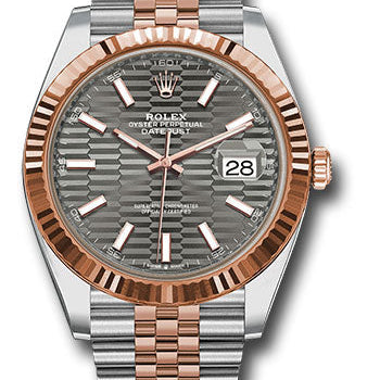Rolex Steel and Everose Rolesor Datejust 41 126331 slflmij