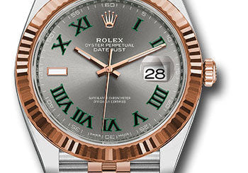 Rolex Steel and Everose Rolesor Datejust 41 126331 slgrj