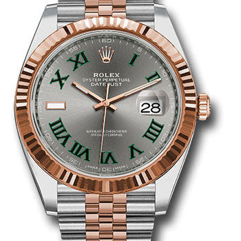 Rolex Steel and Everose Rolesor Datejust 41 126331 slgrj