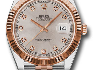 Rolex Steel and Everose Rolesor Datejust 41 126331 sudj