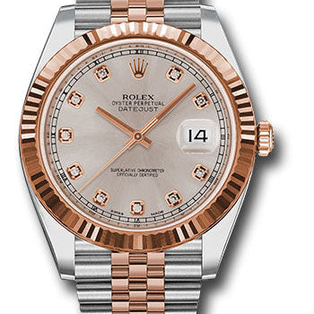 Rolex Steel and Everose Rolesor Datejust 41 126331 sudj