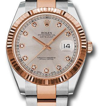 Rolex Steel and Everose Rolesor Datejust 41 Watch 126331 sudo