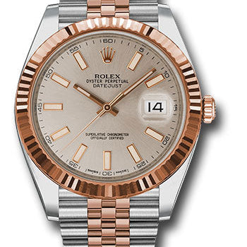 Rolex Steel and Everose Rolesor Datejust 41 126331 suij