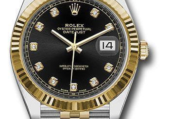 Rolex Steel and Yellow Gold Rolesor Datejust 41 Watch 126333 bkdj