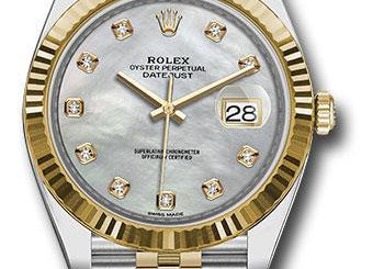 Rolex Steel and Yellow Gold Rolesor Datejust 41 Watch 126333 mdj