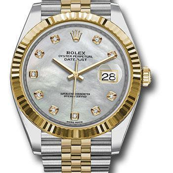 Rolex Steel and Yellow Gold Rolesor Datejust 41 Watch 126333 mdj