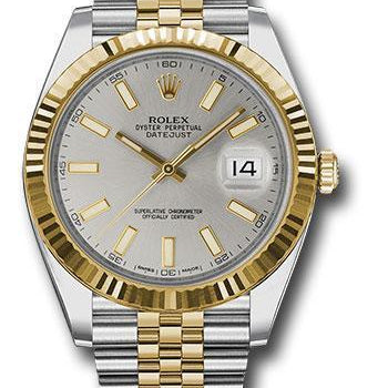Rolex Steel and Yellow Gold Rolesor Datejust 41 Watch 126333 sij