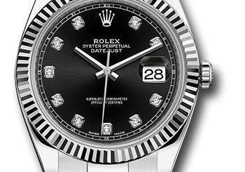 Rolex Steel and White Gold Rolesor Datejust 41 Watch 126334 bkdo