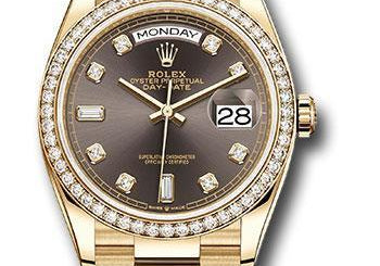 Rolex Day-Date 36mm Watch 128348RBR dkgdp