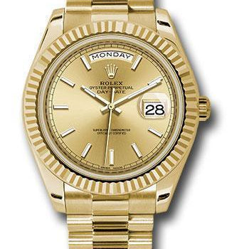 Rolex Day-Date 40 Watch 228238 chip